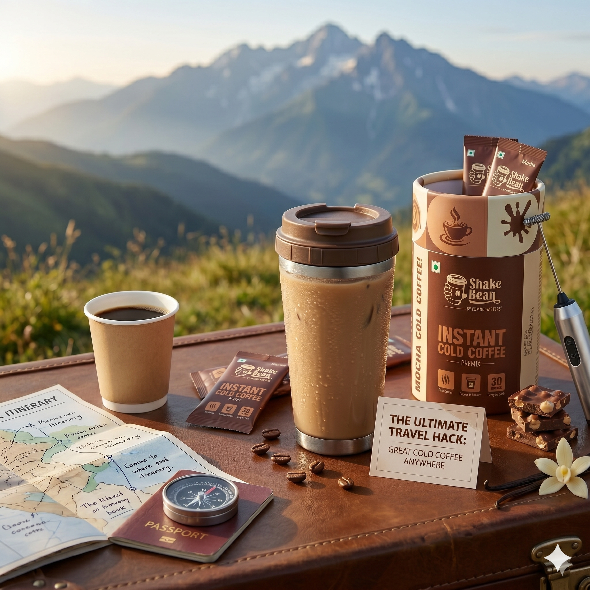 The Ultimate Travel Hack: Great Cold Coffee Anywhere | ShakeBean