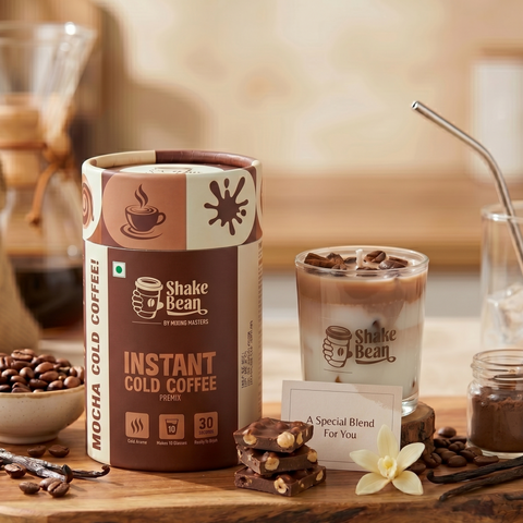 Mocha Cold Coffee + Candle