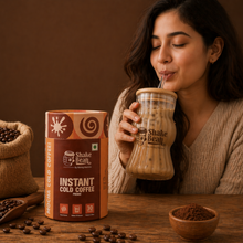 Mocha Cold Coffee + Glass Tumbler + Electric Frother